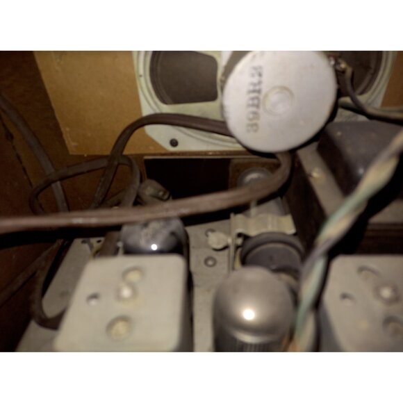 Sparton 6148 Viso-Glo AM/SW Tube Radio (1946) Expert Restored, Green Tuning Eye - Picture 16 of 16